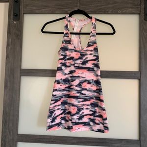 Lululemon cool racerback Wamo camo barely pink